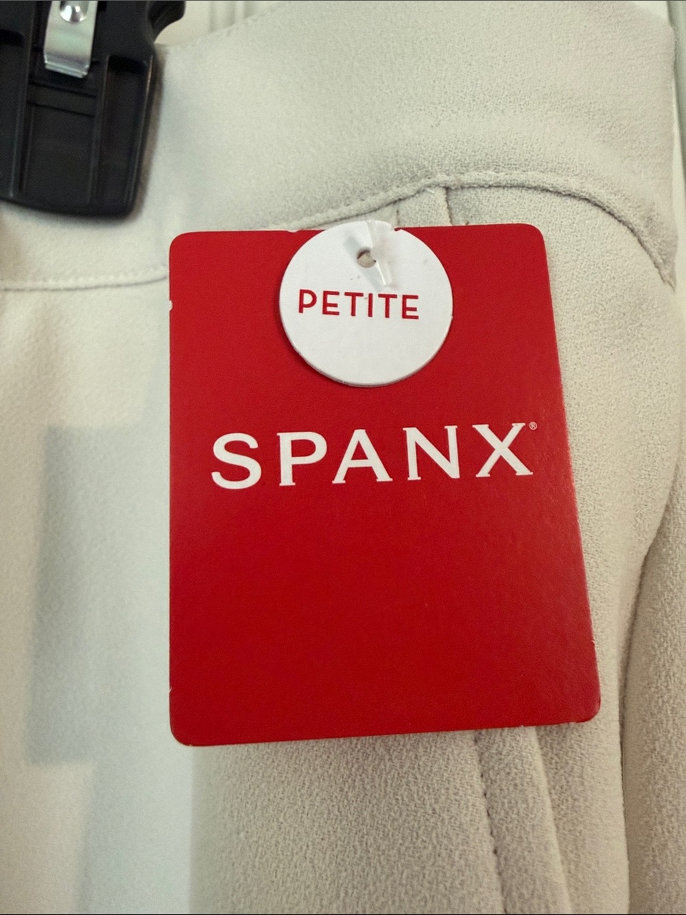 SPANX Cream Wide-Leg Trousers - Picture 2 of 7